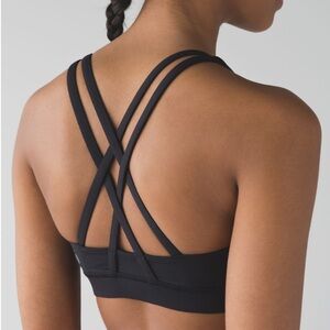 LULULEMON energy sports bra black